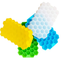 Factory Direct Silicone Honeycomb Ice Cube Tray with Lid - 37-Grid DIY Quick Freeze Mold