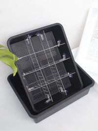 Turtle Hatching and Rearing Box with Lid - Isolation, Incubation, and Waste Separation for Aquatic Reptiles