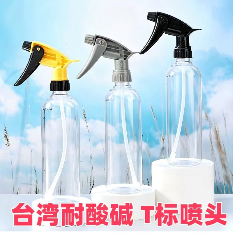 500ml Transparent Spray Bottle for Gardening and Cleaning, Acid/Alkali Resistant