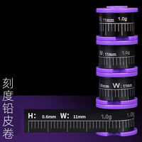 Dongyu Thickened Fishing Lead Sheet Roll with Scale for Competitive Angling