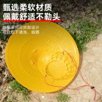 Plastic Conical Hat Rainproof Sun Protection Wide Brim for Farming Fishing Gardening