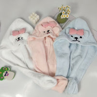 Cute Dog Absorbent Quick-Dry Hair Towel Wrap for Women