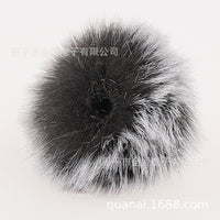 Lavalier Microphone Windscreen Fur Cover for Outdoor Interviews
