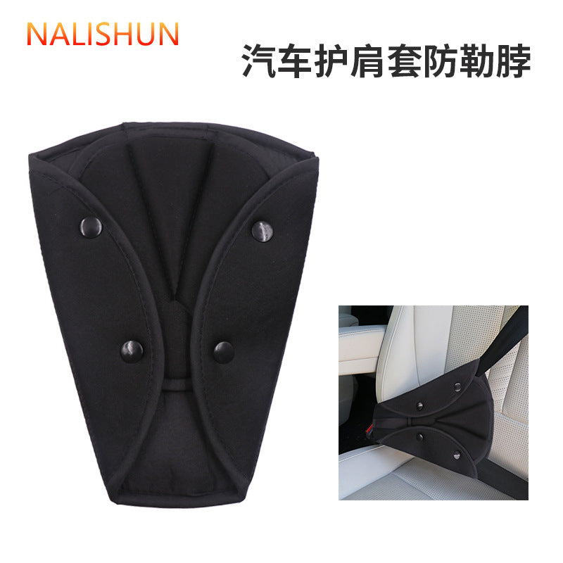 Car Seat Belt Adjuster for Kids with Shoulder Pad, Anti-Neck Chafing Device
