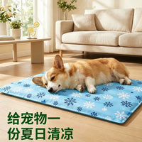 Pet Cooling Mat for Dogs and Cats, Summer Ice Pad for Kennels and Beds