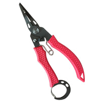 Titanium Plated Fishing Pliers, Straight Nose Lure Pliers, Split Ring Pliers, Hook Remover, PE Line Cutter