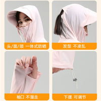 Women's UV Protection Ice Silk Sun Protection Jacket with Hood for Outdoor Sports Hiking