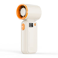 Portable Handheld Mini Fan with Strong Airflow, Quiet Operation, USB Rechargeable for Students and Kids