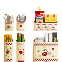 Magnetic Suction or Suction Cup Wall-Mounted Entryway Organizer with Key Hooks and Shoe Rack