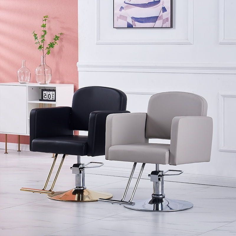 Professional Hydraulic Reclining Barber Chair for Salon Hair Styling and Cutting