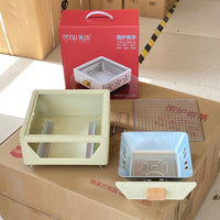 Portable Drawer-Style Charcoal Grill for Home Tea Brewing, Outdoor Camping, and BBQ