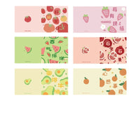 Berry Worry-Free Creative Fruit Cute Ins Style Greeting Card with Message, Blessing, Thank You DIY Mini Card