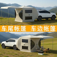 Car Tailgate Extension Tent Automatic Setup Outdoor Sunshade Canopy for Camping and Travel