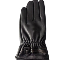 Genuine Sheepskin Touchscreen Gloves for Men and Women, Fleece Lined, Windproof, Warm for Outdoor Cycling, Hiking, and Sports