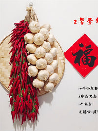 Artificial Corn Chili Garlic Peanut Vegetable Hanging String for Farmhouse Restaurant Decor