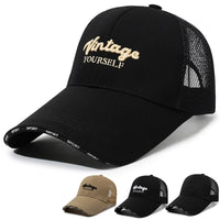 Unisex Extra Wide Brim Baseball Cap with 10.5cm Visor for Sun Protection