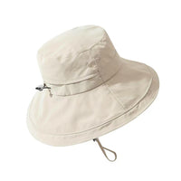 Unisex Quick-Dry Waterproof Wide Brim Sun Hat for Outdoor Hiking Fishing