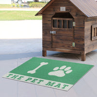 Cartoon Pet PVC Coil Mat for Entryway, Cuttable Non-Slip, Dirt-Resistant, Cat Litter Mat