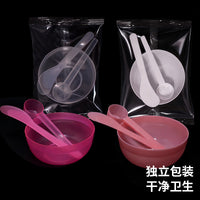 Facial Mask Mixing Bowl Set with Spatula and Measuring Spoon, Individually Packaged