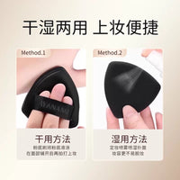 AY Soft Makeup Sponge and Foundation Brush Set for Liquid Foundation Application