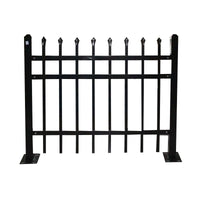 Anti-Climb Zinc Steel Fence for Outdoor Yards, Schools, and Municipal Protection