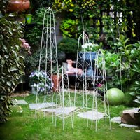 European Style Wrought Iron Garden Trellis for Climbing Plants
