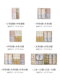 Drawer Underwear Organizer with Dividers for Bras, Underpants, and Socks