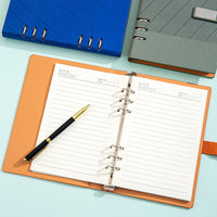 Premium A5 Loose-Leaf Notebook Gift Set with Pen and Box, Business Office Journal Planner