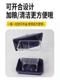 Outdoor Hanging Bird Feeder with Rainproof Design and Large Capacity
