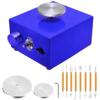 Mini Pottery Wheel Machine for Beginners and Students, Portable Ceramic Art Tool