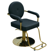 Vintage Adjustable Barber Chair for Salon, Hairdressing, and Beauty Parlor