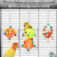 Parrot Chew Toy Star Ball for Small to Medium Birds