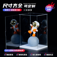 Acrylic Display Case for Collectibles, Action Figures, Models, and Toys with Door