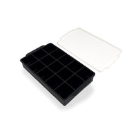 15-Cavity Silicone Large Square Ice Cube Tray for Whiskey Cocktails
