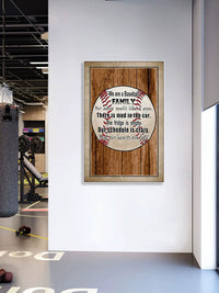 American Retro Baseball Club Wall Art Motivational Sports Poster for Gym & Stadium Decor