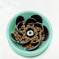 Silicone Slow Feeder Mat with Suction Cups for Dogs, Anti-Gulping Insert for Pet Bowls