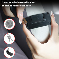 Rhinestone Car Seat Belt Adjuster Clip (2-Pack)