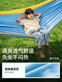 Explorer Anti-Roll Outdoor Hammock for Adults and Children, Camping Swing Chair