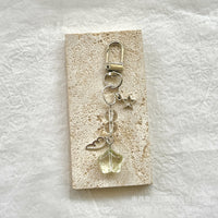 Star Beaded Phone Charm & Bag Pendant with Wing Keychain
