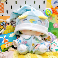 20cm Cotton Doll Clothes Cute Jumpsuit Outfit for Idol Plushies
