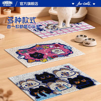 Cat Litter Mat Double Layer Trapping Pad for Litter Boxes, Extra Large Thick Washable Pet Mat