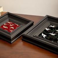Vintage Oil Painting Style Photo Frame for Tabletop or Wall Mounting, American Retro Sketch Frame