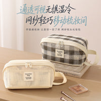 Large Capacity Portable Cosmetic Bag for Travel and Daily Use