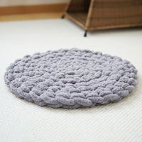 Hand-Woven Cat Bed with Soft Cushion, Round Space Capsule Design for All Seasons