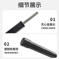 Heavy-Duty Outdoor Camping Tarp Poles for Sunshade and Car Awnings