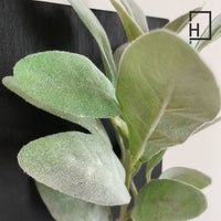 Artificial Green Plant Wall Decor with Wooden Frame for Home Background Wall Decoration