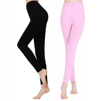 Women's High Waist Thermal Leggings Slim Fit Cotton Blend Warm Pants