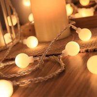 LED Globe String Lights Battery Operated/USB for Christmas & Holiday Decor