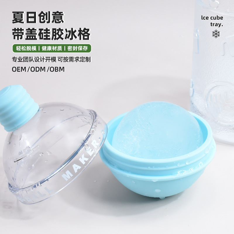 Silicone Light Bulb Ice Cube Mold for Whiskey and Cocktails, DIY Creative Ice Ball Maker