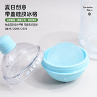 Silicone Light Bulb Ice Cube Mold for Whiskey and Cocktails, DIY Creative Ice Ball Maker